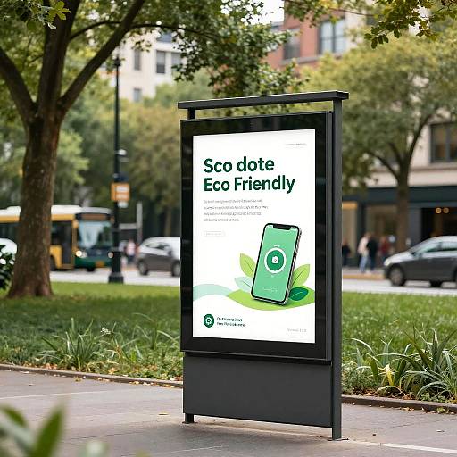 Eco-Friendly Outdoor Advertising in Nature