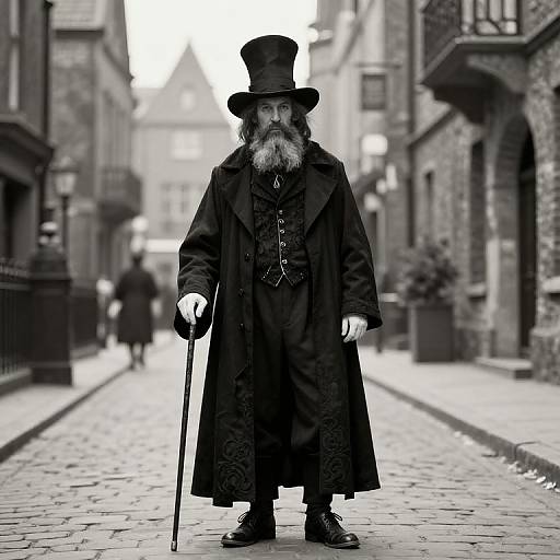 Victorian Wizard in Classic Attire