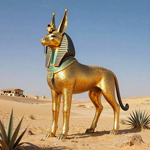 Ammit in Desert Oasis Mythical