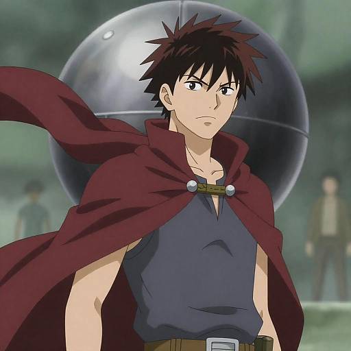 Determined Hero in Anime Adventure