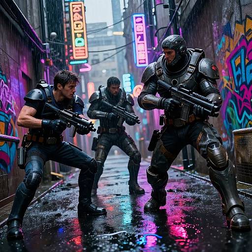 Nextrp Sci-Fi Neon Alley Chase