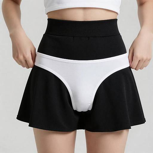 Hyperrealistic Skirt Lift Photoreal Portrait