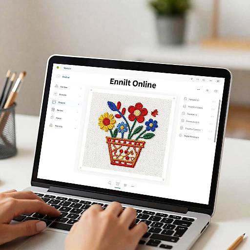 Digital Embroidery Design Interface