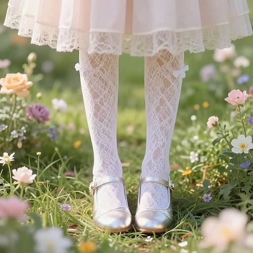Whimsical Fairytale Tights and Mary Janes