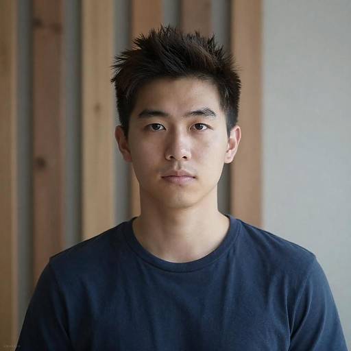 Indoor Portrait of a Young Man