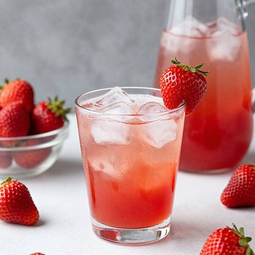 Strawberry Balsamic Cocktail Refreshment