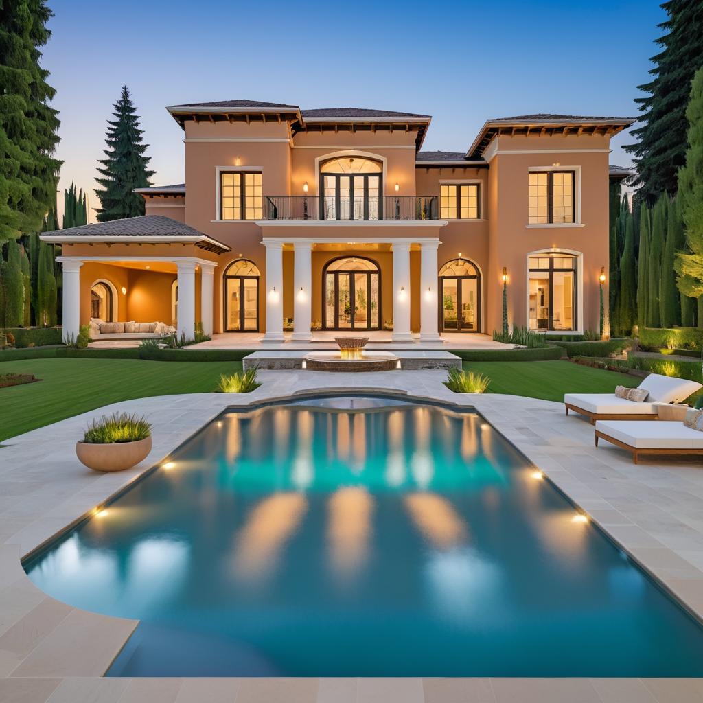 Elegant Mediterranean Villa in Newcastle