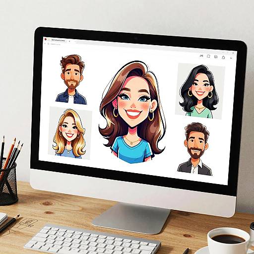 Colorful Online Caricature Maker