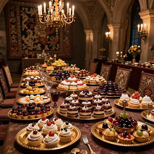 Lavish Medieval Banquet Feast