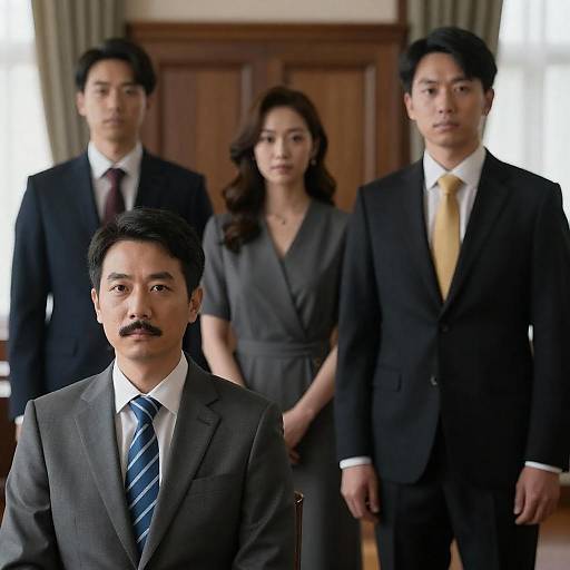 Formal Gathering in Elegant Room