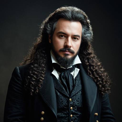 Victorian Era Man in Dark Formal Attire
