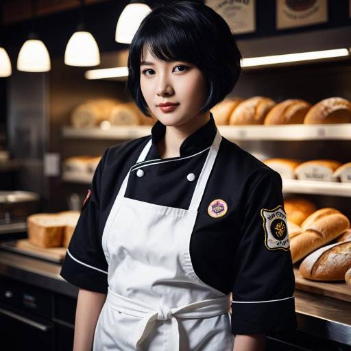 Dramatic Cosplay of a Chef Character
