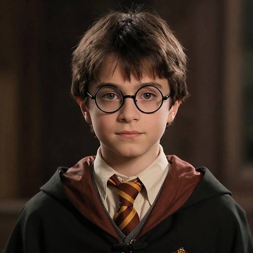 Portrait of a Young Boy in Green Robe