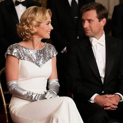 Elegant Couple in Formal Attire