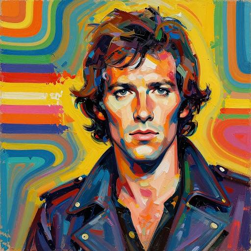 Abstract Psychedelic Ringo Starr Eyes