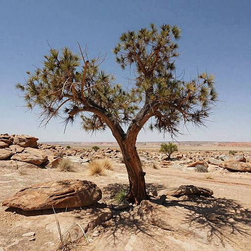 Whispering Pines Rocky Desert Plateau