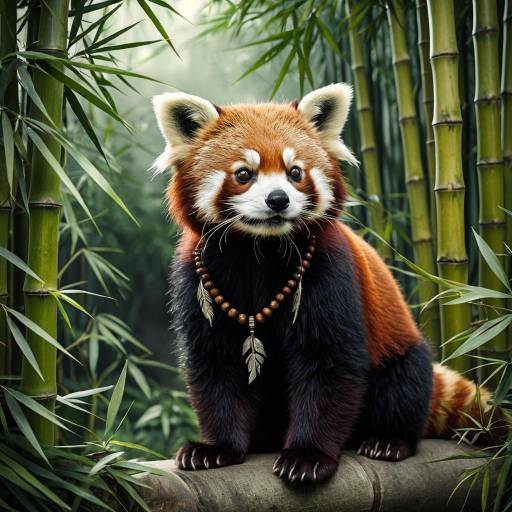 Gentle Spirit of the Mystical Red Panda Gentle Spirit of the Mystical Red Panda