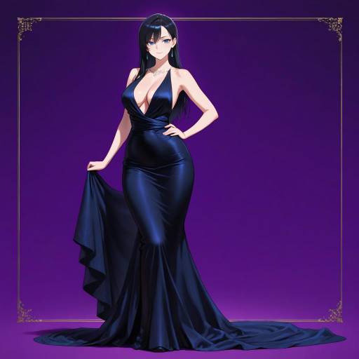 Elegant Evening Dress Portrait of a Woman Elegant Evening Dress Portrait of a Woman