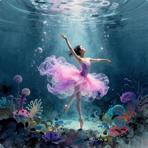 Enchanted Underwater Ballet Pirouette