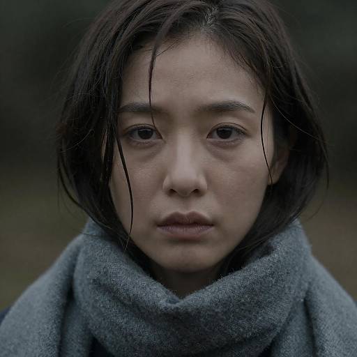 Close-Up of Woman with Wet Hair