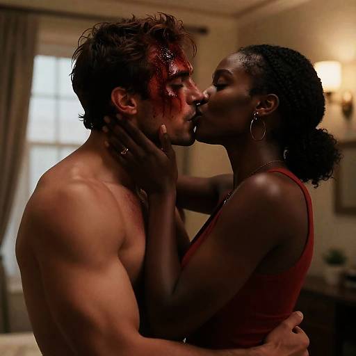 Intense Passion in Dim Light