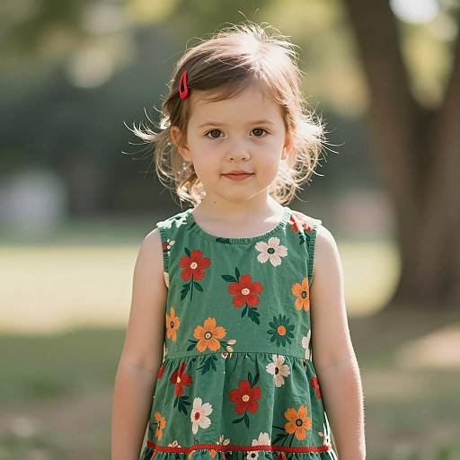 Adorable Summer Portrait of a Young Girl
