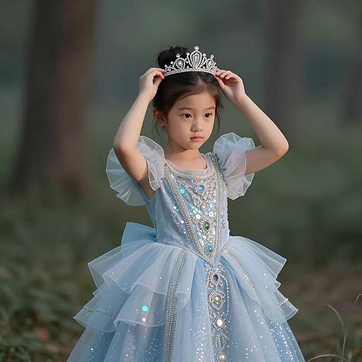 Enchanted Forest Portrait of a Young Princess