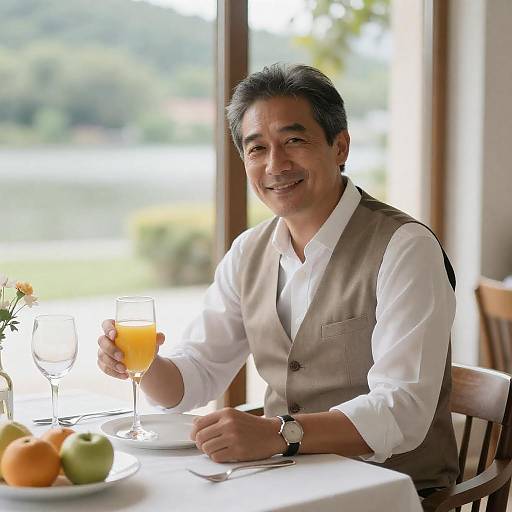 Joyful Dining with a Scenic View