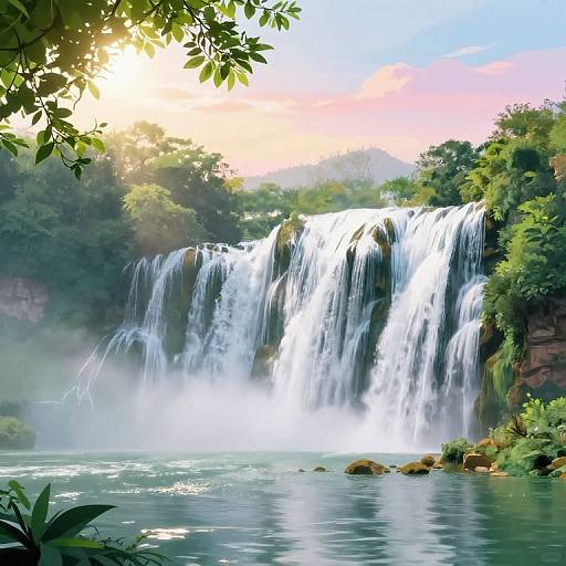 Serene Hyperrealistic Nature Scene