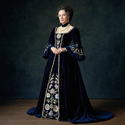 Elegant Desdemona Cosplay in Velvet Gown