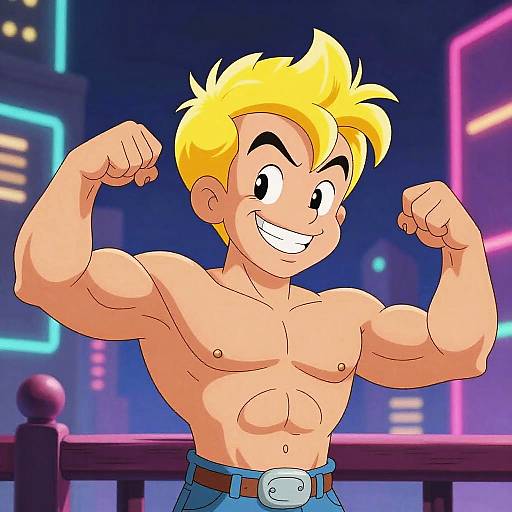 Johnny Bravo 90s Cartoon Flirt