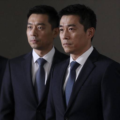 Moody Portrait of Two Men