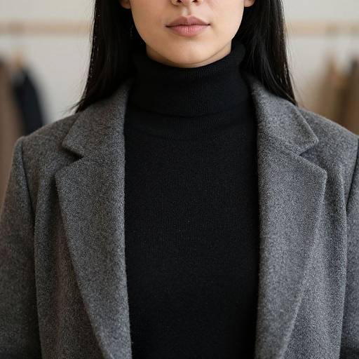 Realistic Portrait of Stylish Woman