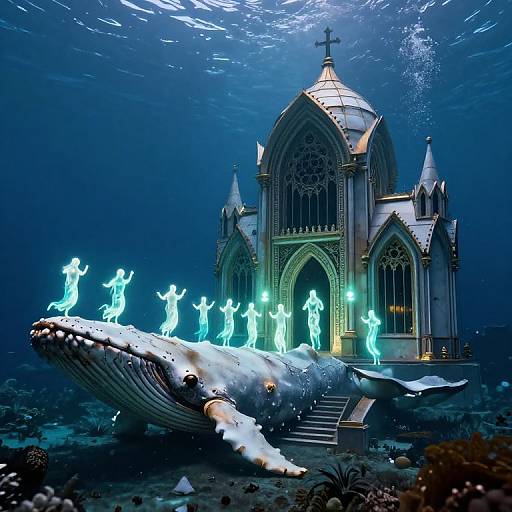 Underwater Whale Bone Cathedral Choir