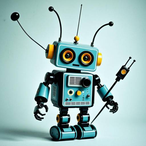 Mid-Century Modern Style Toy Robot
