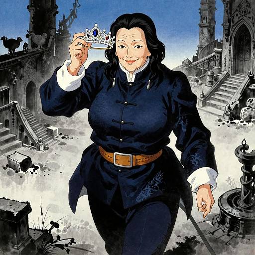 Moody Tudor Machinint Portrait