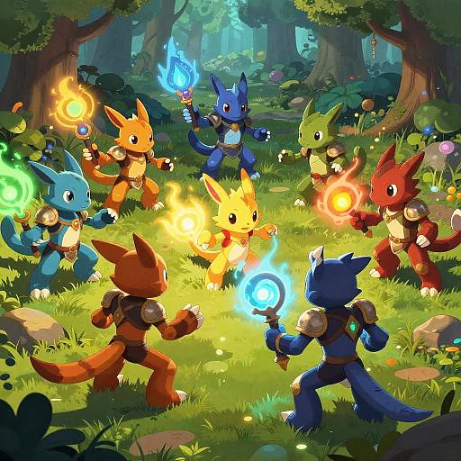 Dofus Creatures Epic Forest Battle