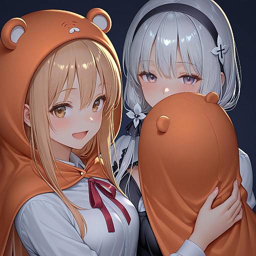 Illustration of Doma umaru, himouto! umaru-chan in the style of Re:shimashima