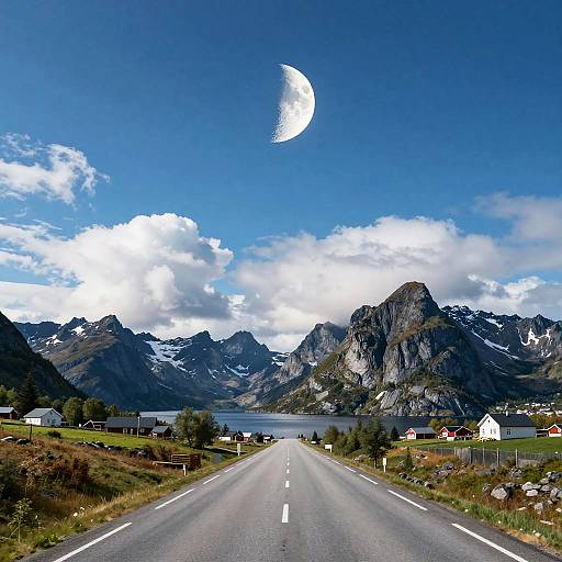 Spinning Road to Majestic Norwegian Fjords