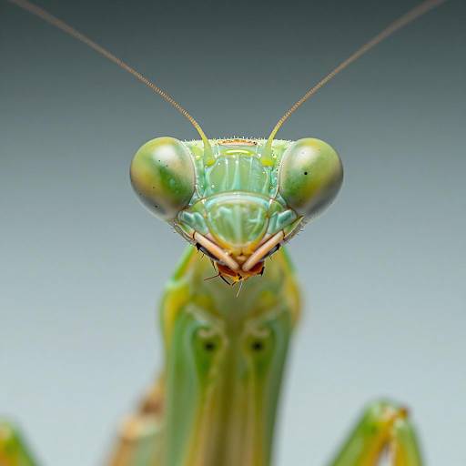 Hyper-Detailed Mantisfly Close-Up Photography