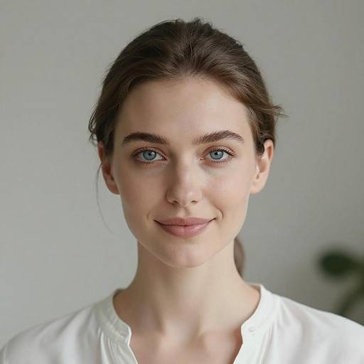 Portrait of a Fair-Skinned Woman