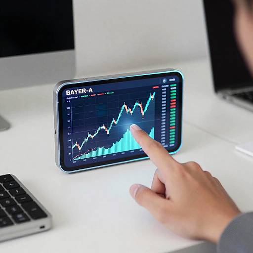 Augmented Reality Bayer Stock Charts