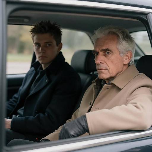 Concerned Conversation in Backseat of Car