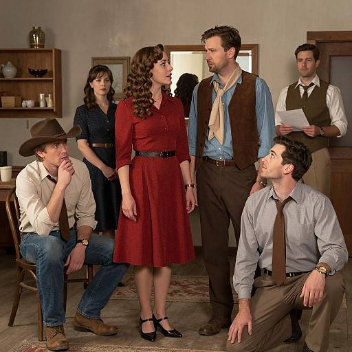 Casual Mid-20th Century Gathering