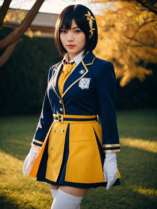 Cosplayer in Naho Takada Costume