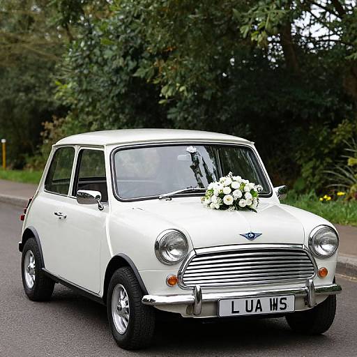 Mini Wedding Car Photography