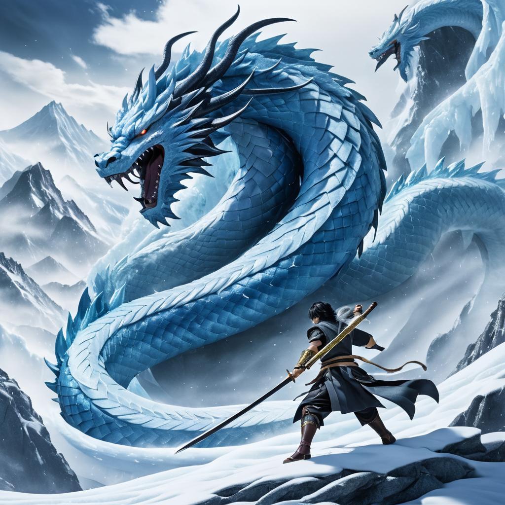 Epic Battle: Dragon Slayer vs. Colossal Serpent