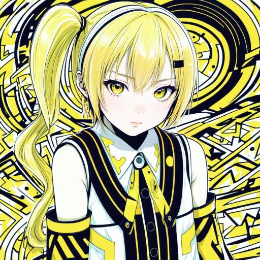 Illustration of Akita neru, vocaloid in the style of Yonu (yonurime)