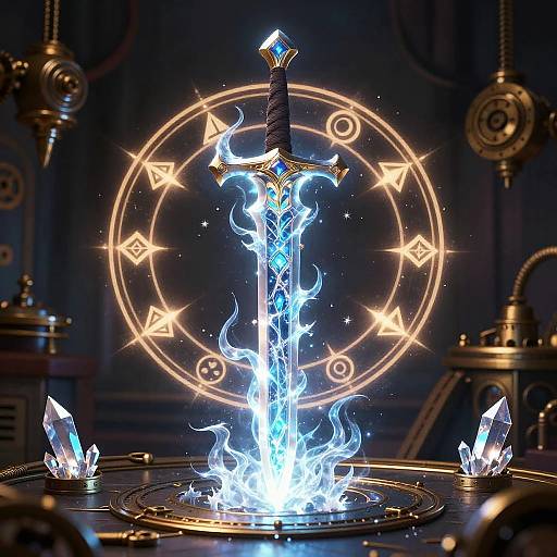 Epic Steampunk Magical Sword Crafting