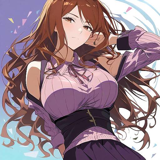 Illustration of Mugino shizuri, toaru majutsu no index in the style of 119